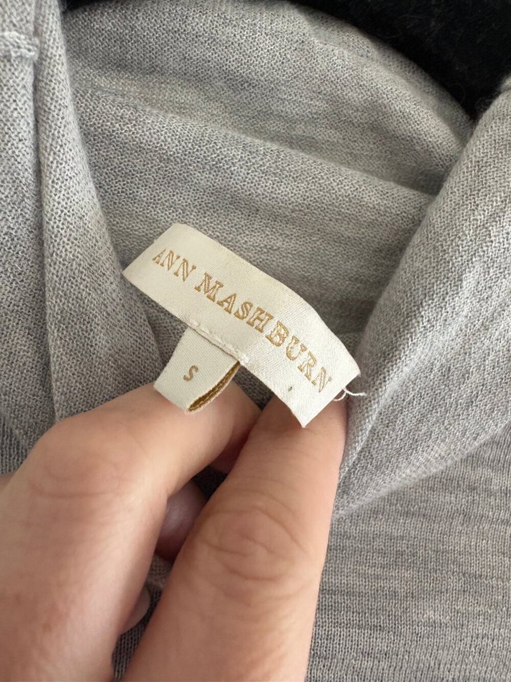 Ann Mashburn Cashmere Tissue Turtleneck - Picture 2 of 5